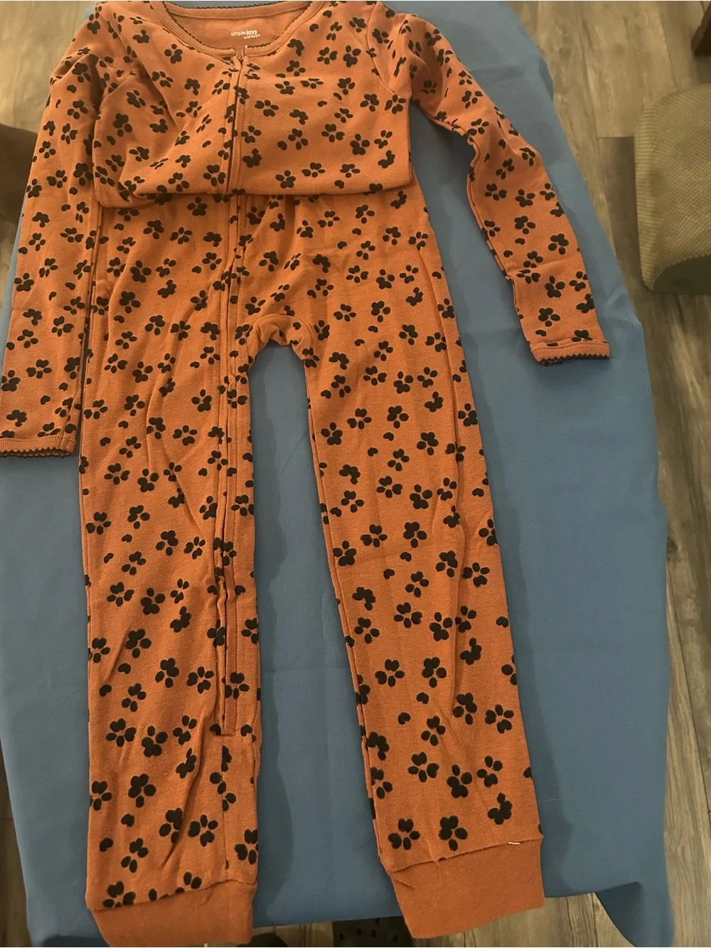 Kids Gray Pajama Set with Large Black Polka Dots Simple Joys by Carter set of 3